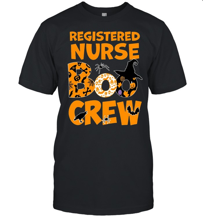 Halloween Registered Nurse Boo Crew T-shirt Classic Men's T-shirt