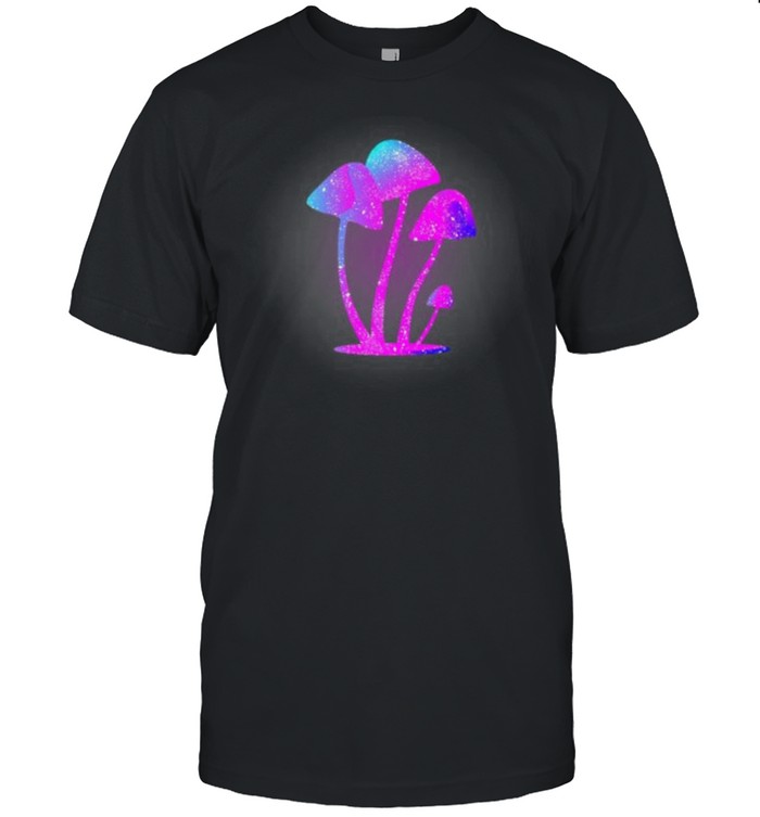 Magic Galaxy Mushroom Shroom Fungi Mycologist Party Rave T- Classic Men's T-shirt