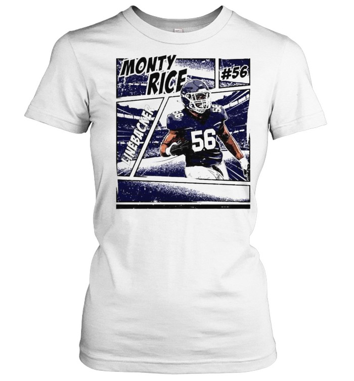 Tennessee Titans Monty Rice #56 linebacker shirt Classic Women's T-shirt