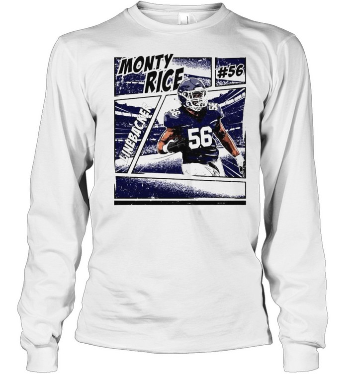Tennessee Titans Monty Rice #56 linebacker shirt Long Sleeved T-shirt