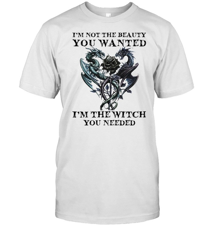 Dragons Im not the beauty you wanted Im the witch you needed shirt