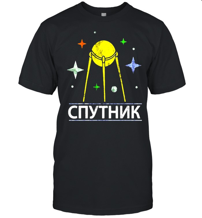 Cccp Vintage Ussr Original Sputnik Space Program T-shirt Classic Men's T-shirt