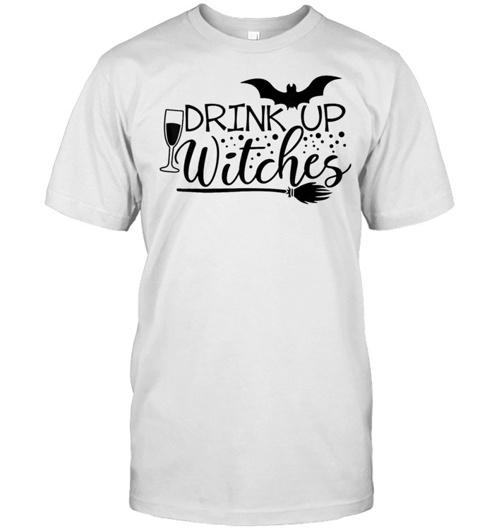 Drink Up Witch Bad Witch Vibes Happy Halloween shirt