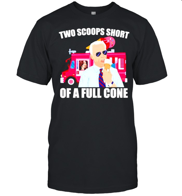 Joe Biden two scoops short of a full cone shirt Classic Men's T-shirt