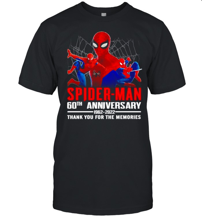 Spider Man 60th anniversary 1962-2022 thank you for the memories shirt Classic Men's T-shirt