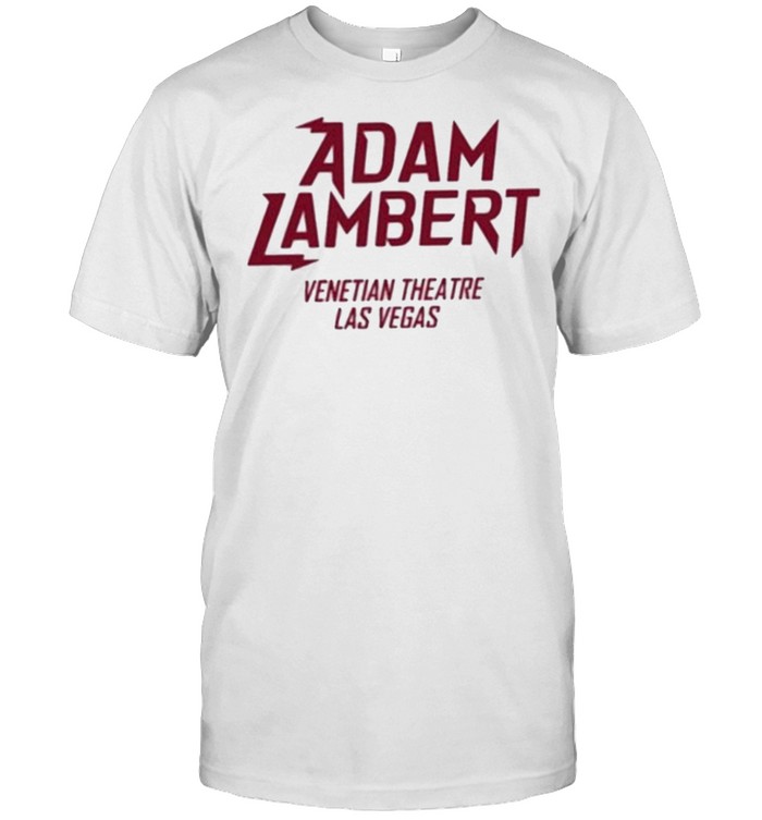 Adam Lambert Venetian Theatre Las Vegas T  Classic Men's T-shirt