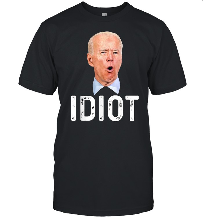 Joe Biden Is An Idiot Funny Anti Biden Clown President 86 46  Classic Men's T-shirt