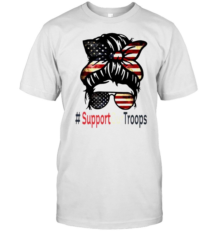 Trump girl support our troops shirt