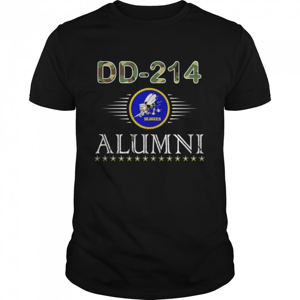 Mens Seabees Alumni DD214 Seabees Veteran DD214 shirt