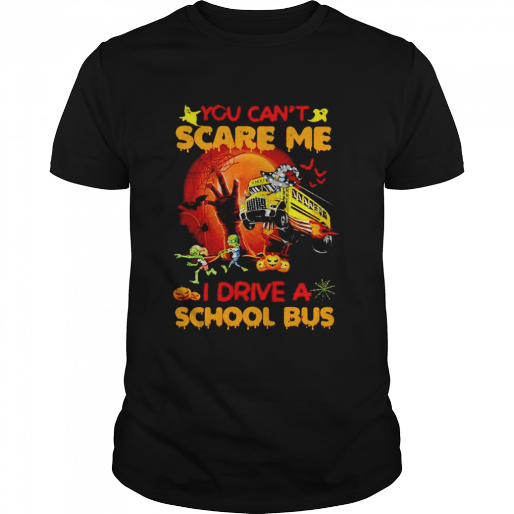 You can’t scare me I drive a school bus Halloween shirt Classic Men's T-shirt