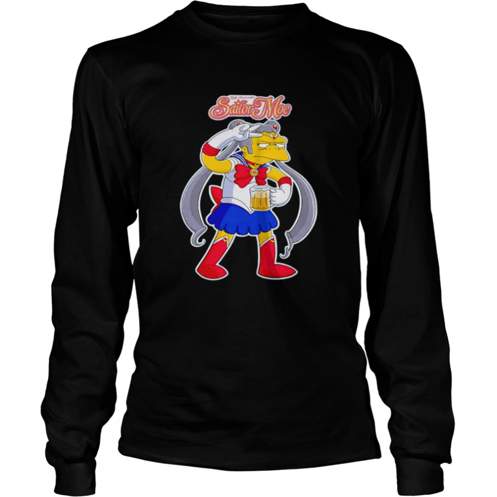 The Simpsons ugly bartender Sailor Moe shirt Long Sleeved T-shirt