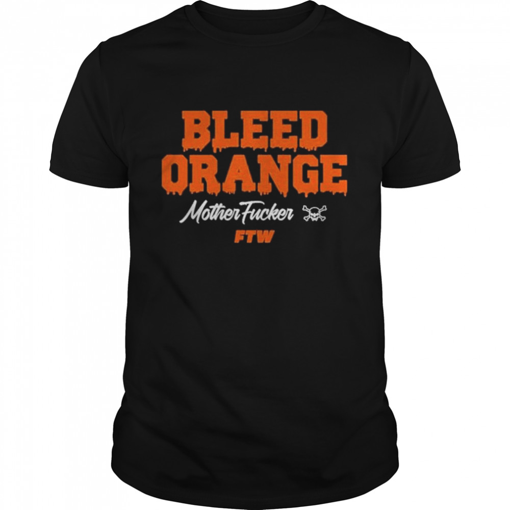 Bleed Orange Mother Fucker Ftw shirt Classic Men's T-shirt