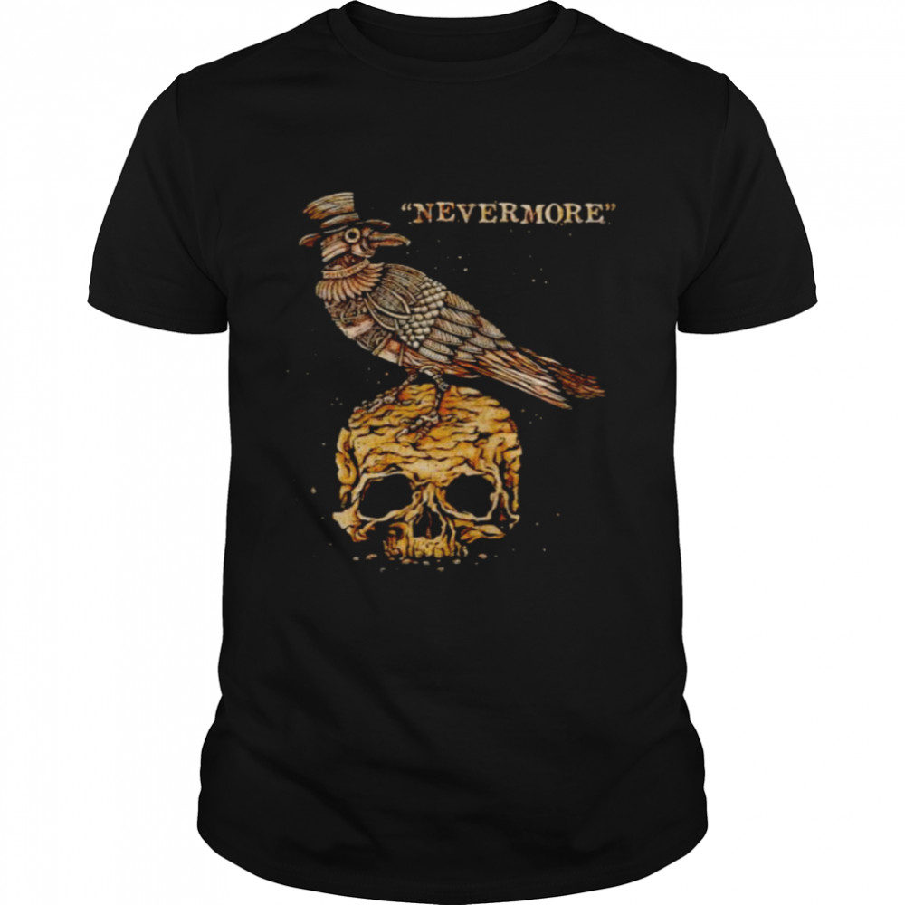 Edgar Allan Poe steampunk raven shirt Classic Men's T-shirt