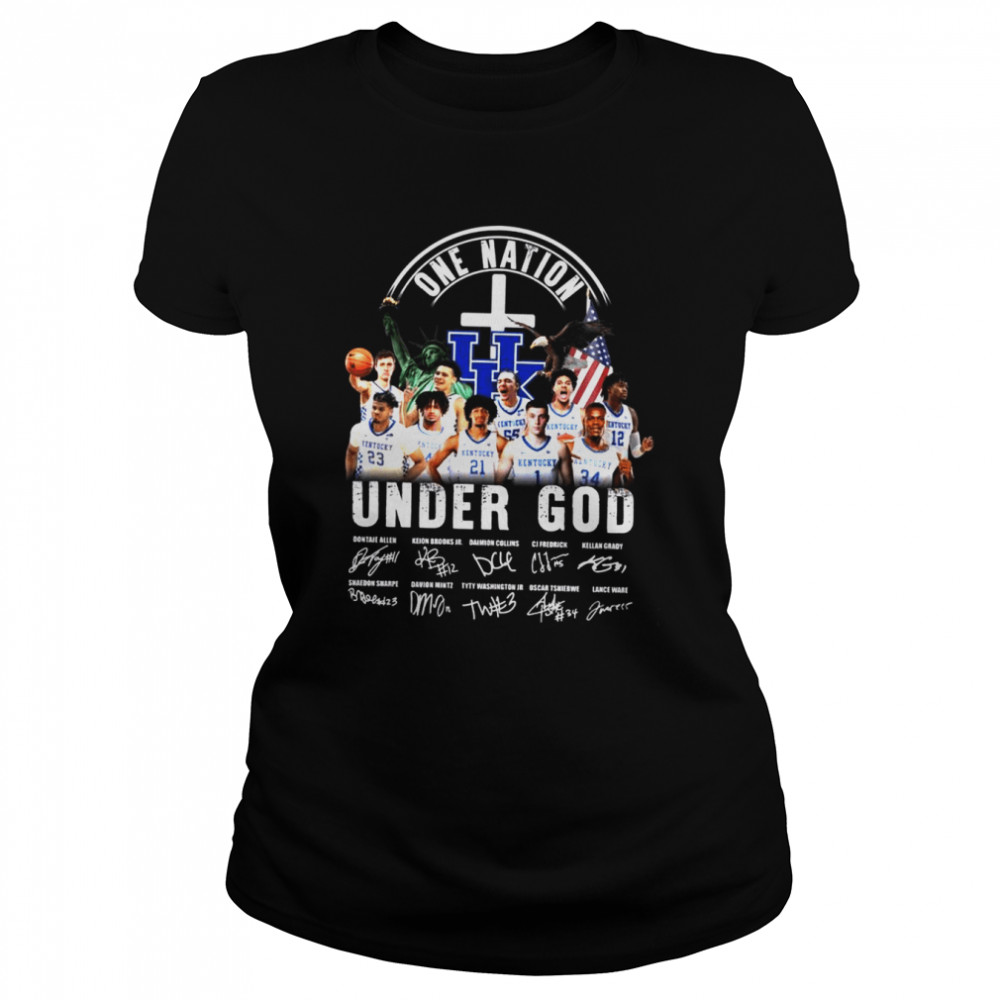 One nation under god signatures shirt Classic Women's T-shirt