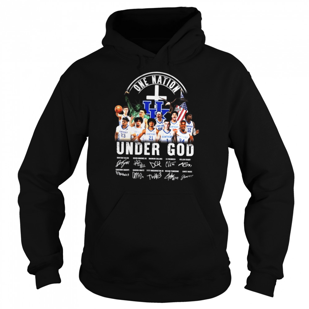 One nation under god signatures shirt Unisex Hoodie