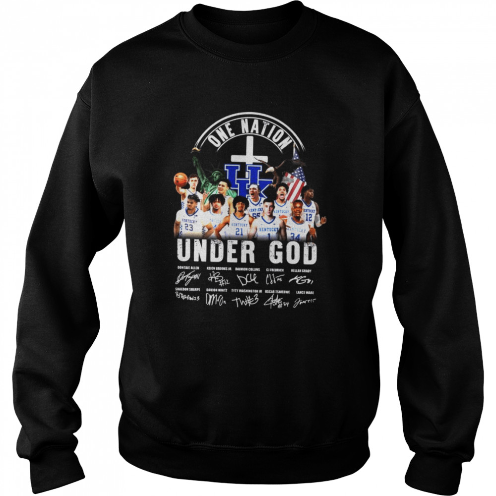 One nation under god signatures shirt Unisex Sweatshirt