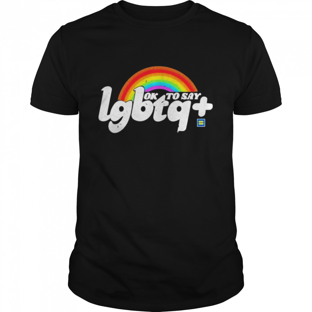 OK to Say Gay LGBTQ+ shirt Classic Men's T-shirt