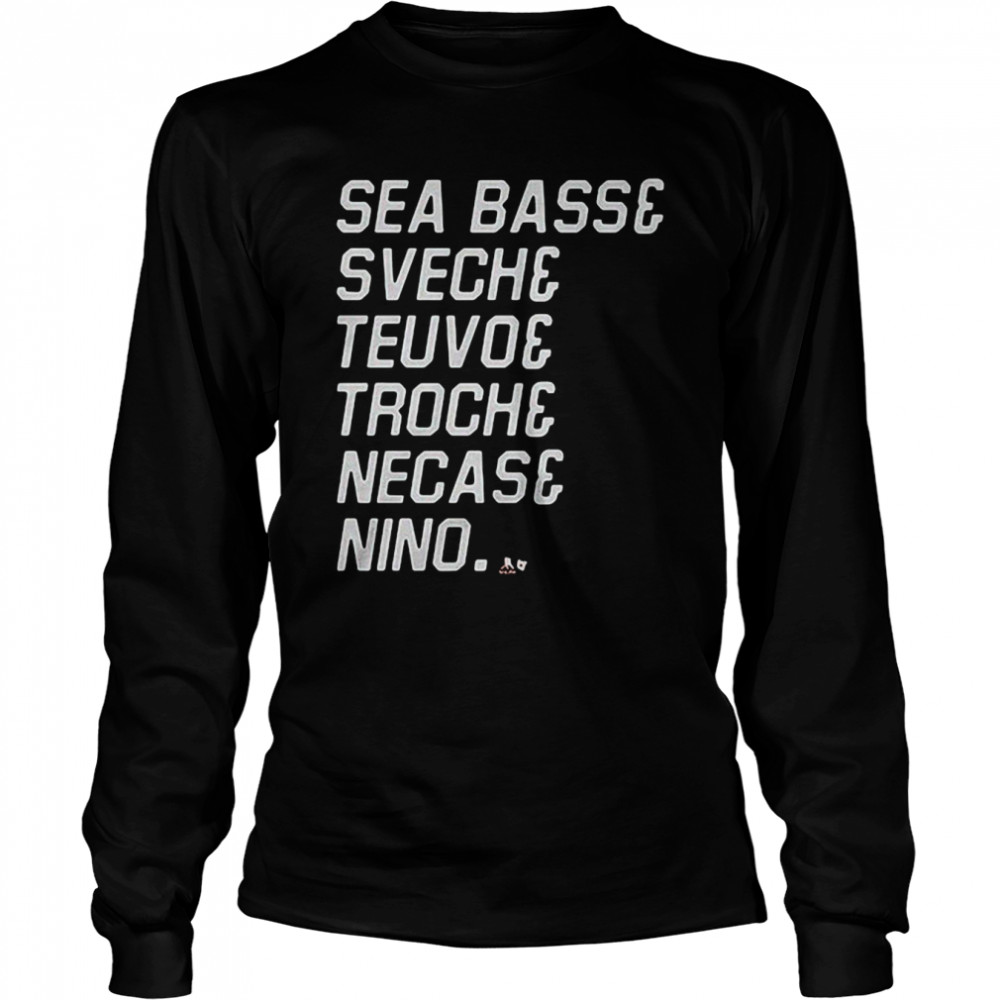 Sea Bass & Svech & Teuvo & Troch & Necas & Nino  Long Sleeved T-shirt