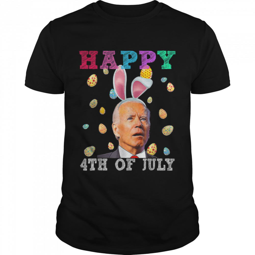 Bunny Biden Easter Happy 4th of July Funny Bunny Egg T- B09VNK95W9 Classic Men's T-shirt