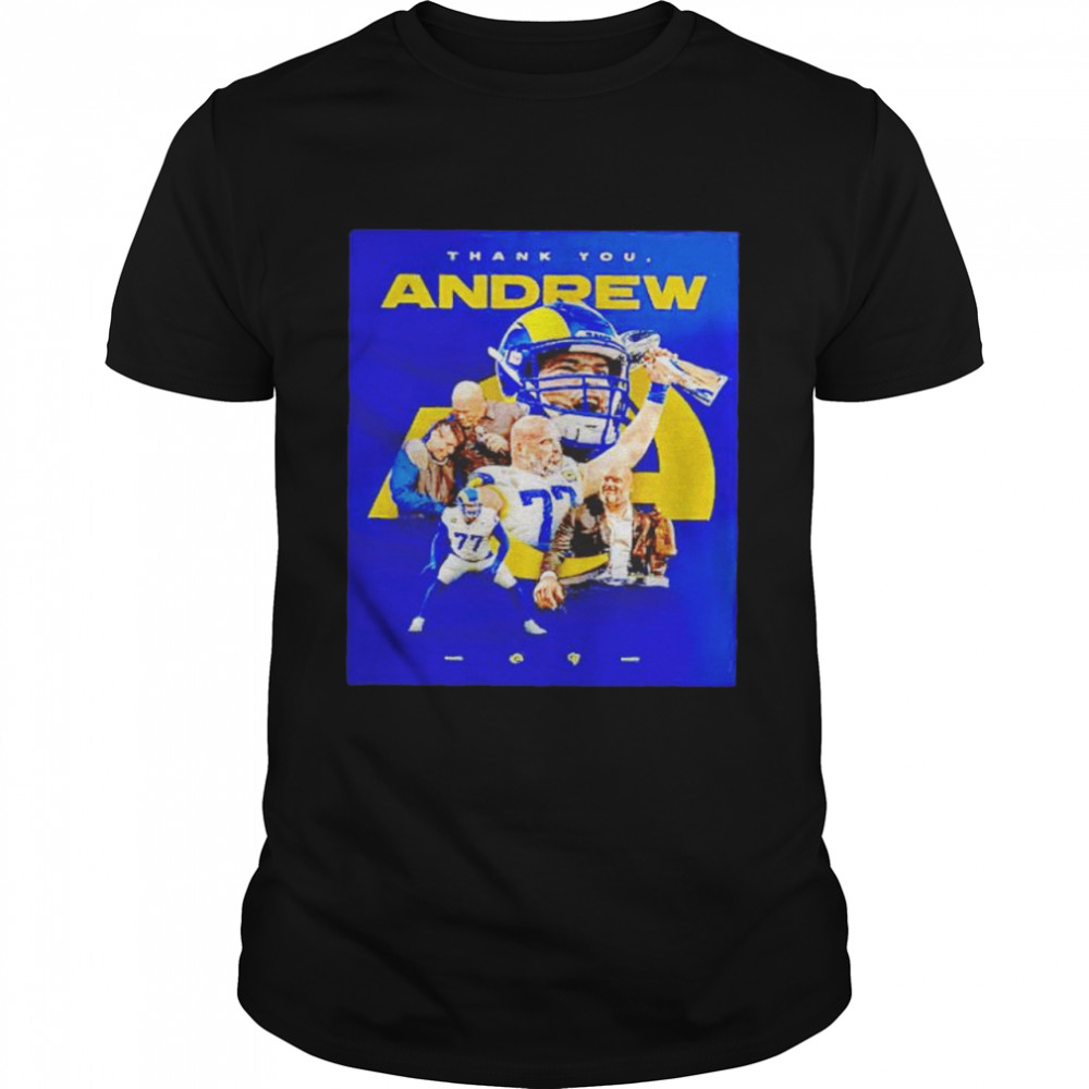 Thank You Andrew Whitworth Los Angeles Rams shirt Classic Men's T-shirt