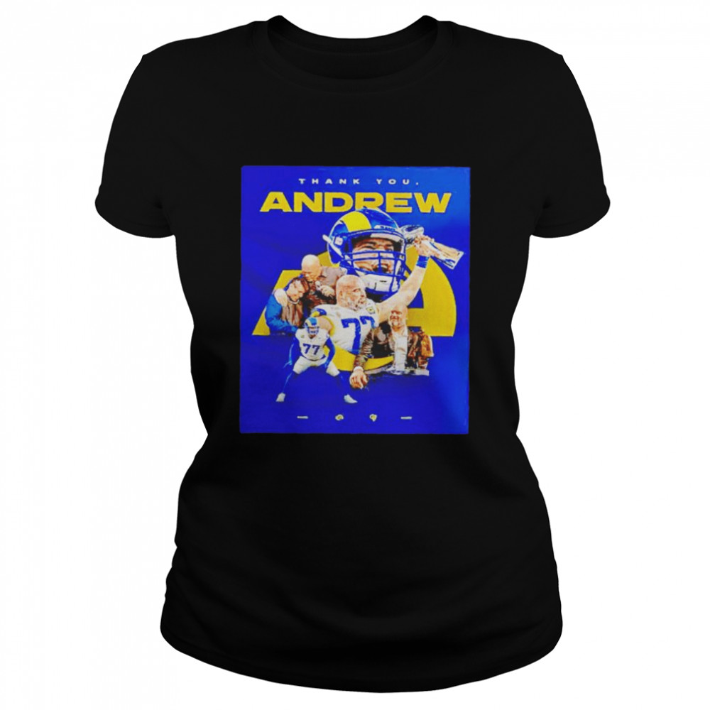 Thank You Andrew Whitworth Los Angeles Rams shirt Classic Women's T-shirt