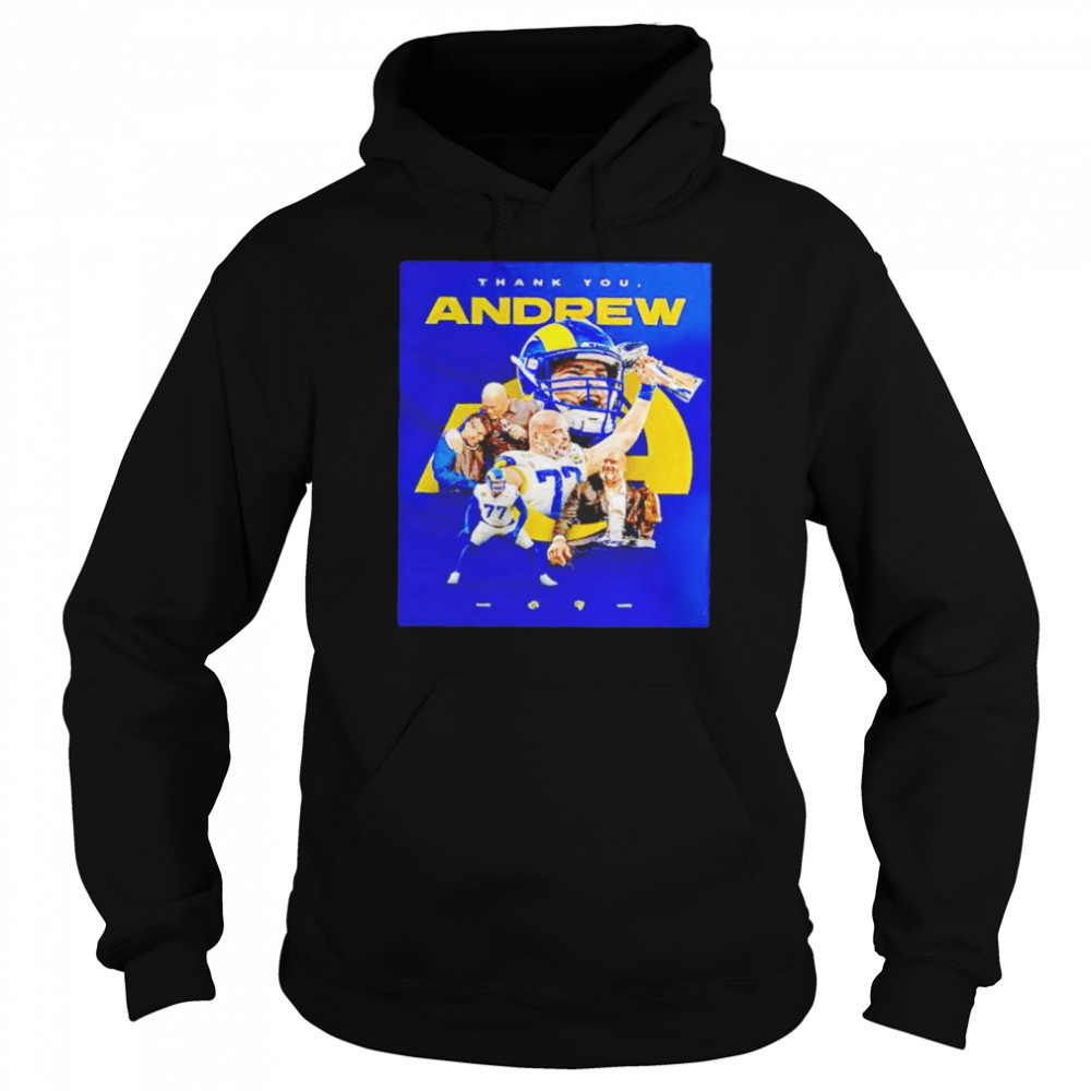 Thank You Andrew Whitworth Los Angeles Rams shirt Unisex Hoodie