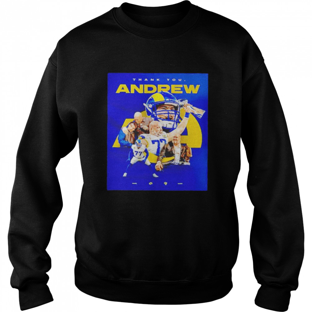 Thank You Andrew Whitworth Los Angeles Rams shirt Unisex Sweatshirt