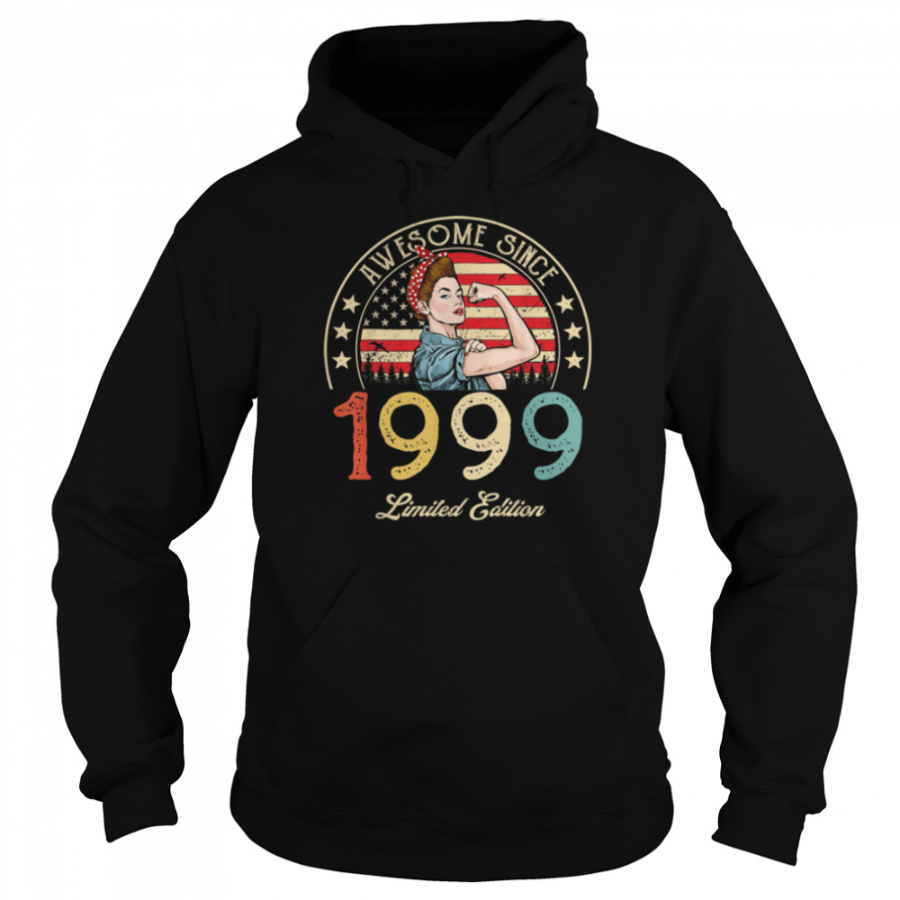 Awesome Since 1999 Vintage 1999 23rd Birthday 23 Years Old T- B09VYV71WV Unisex Hoodie