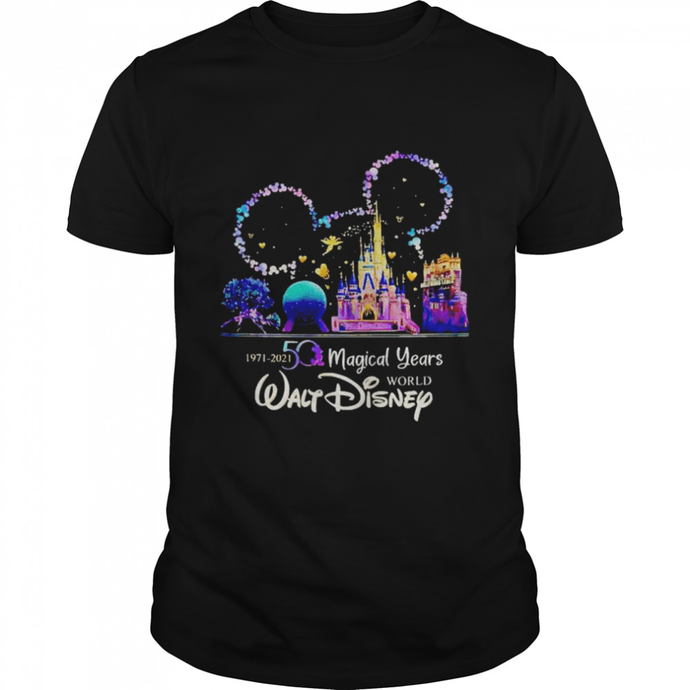 Walt Disney World 50th Anniversary Magic kingdom shirt