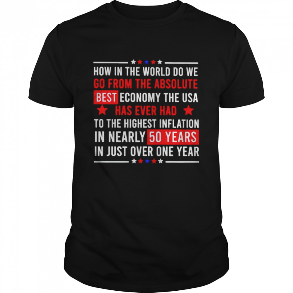 How in the world do we go from the absolute shirt Classic Men's T-shirt