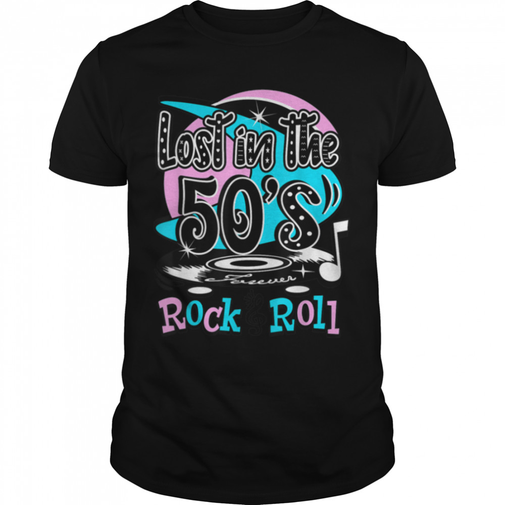 50s Rock and Roll Party 1950s Sock Hop Tee Rockabilly Swing T- B09W9LMZRH Classic Men's T-shirt