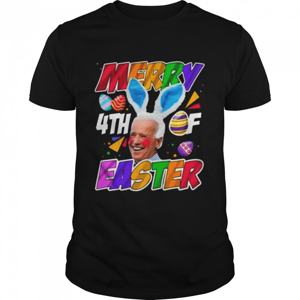 Merry 4th of easter biden shirt Classic Men's T-shirt