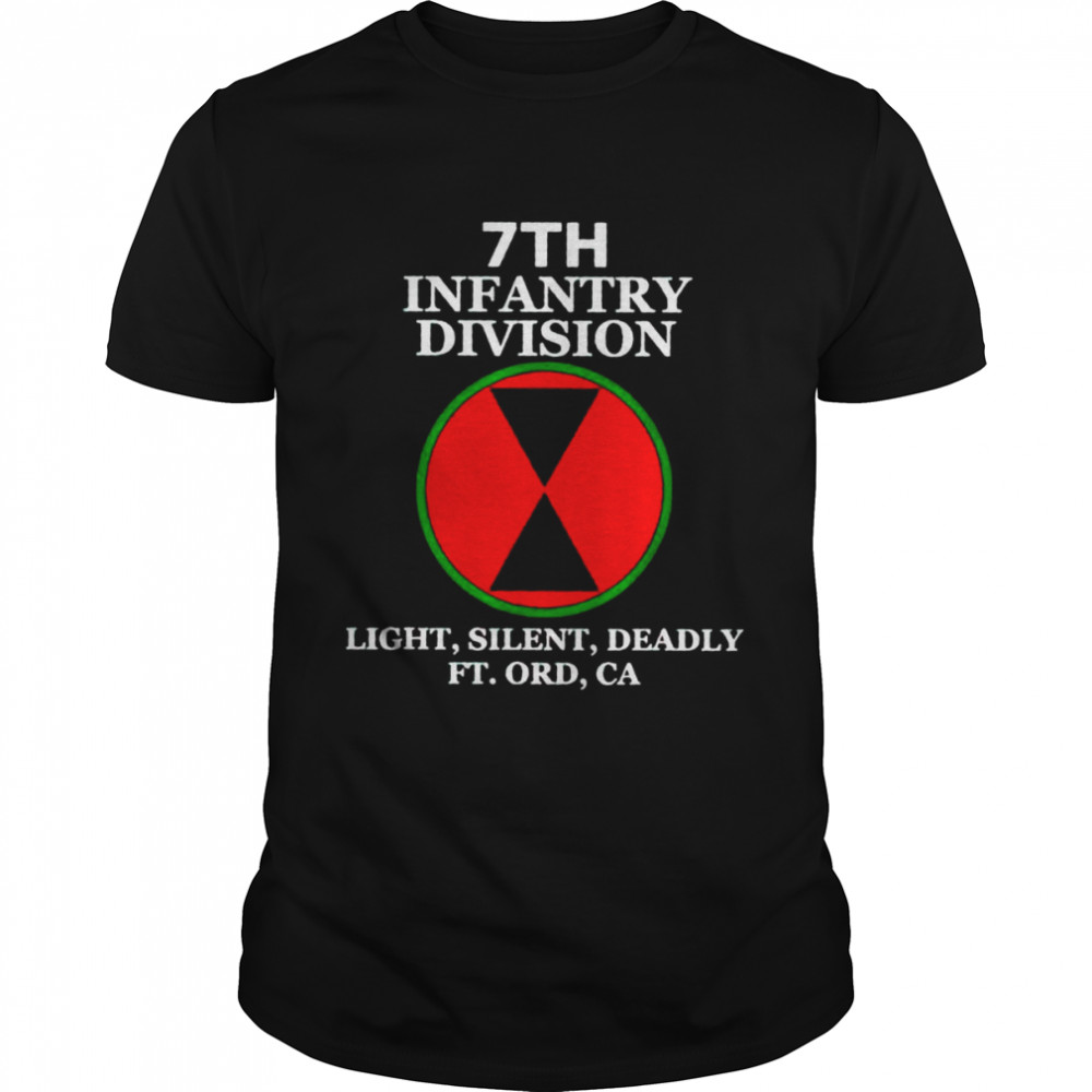 7th Infantry Division light silent deadly shirt Classic Men's T-shirt