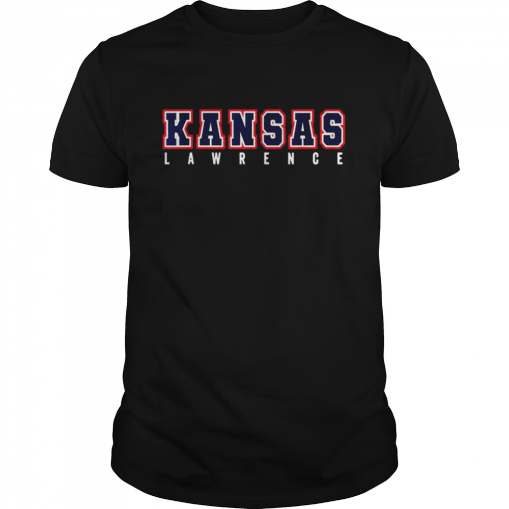Cool Kansas blue & red Kansas all caps Kansas old school shirt Classic Men's T-shirt