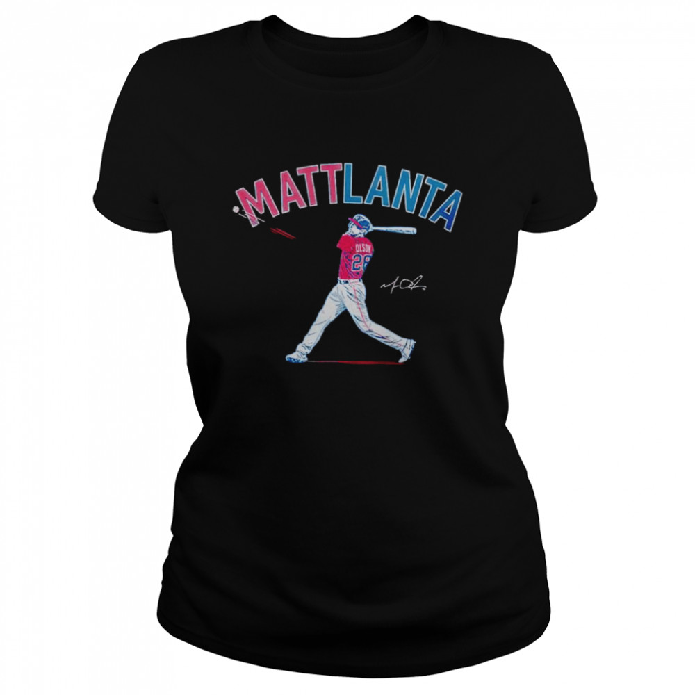Mattlanta Matt Olson Atlanta Baseball shirt Classic Women's T-shirt
