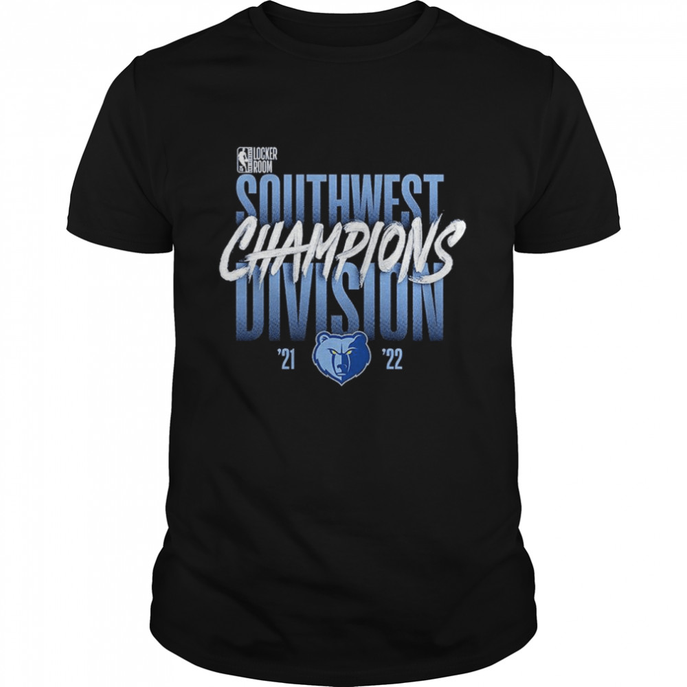 Memphis Grizzlies 2022 Southwest Division Champions Locker Room T- Classic Men's T-shirt