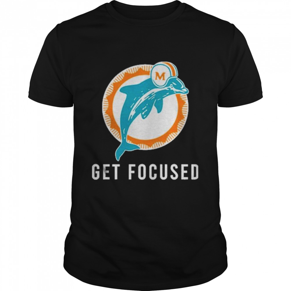 Miami Dolphins Get Focused T- Classic Men's T-shirt