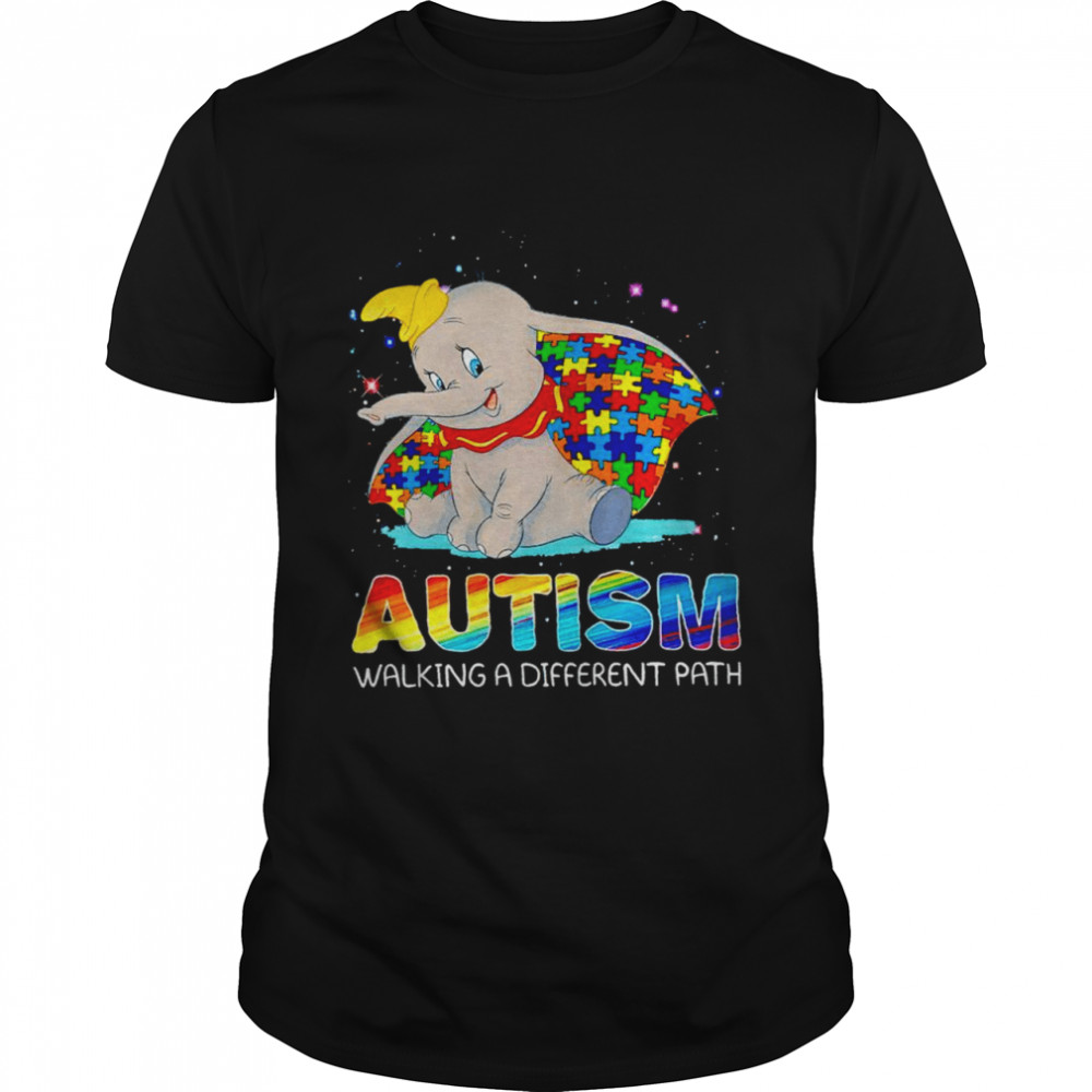 Dumbo Autism walking a different path shirt