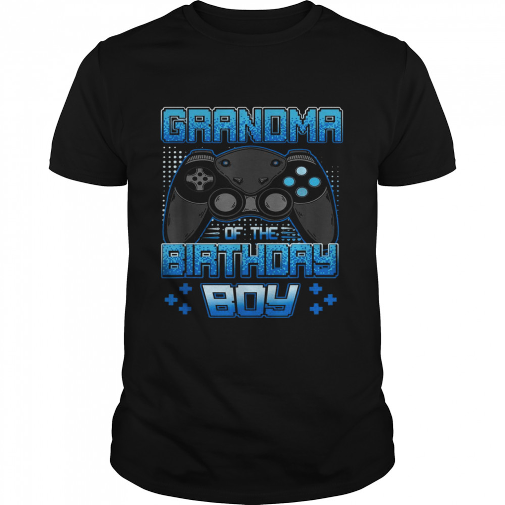 Grandma of the Birthday Boy Matching Video Game Party Classic Men's T-shirt