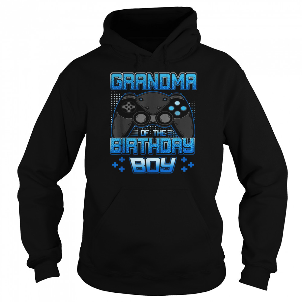 Grandma of the Birthday Boy Matching Video Game Party Unisex Hoodie