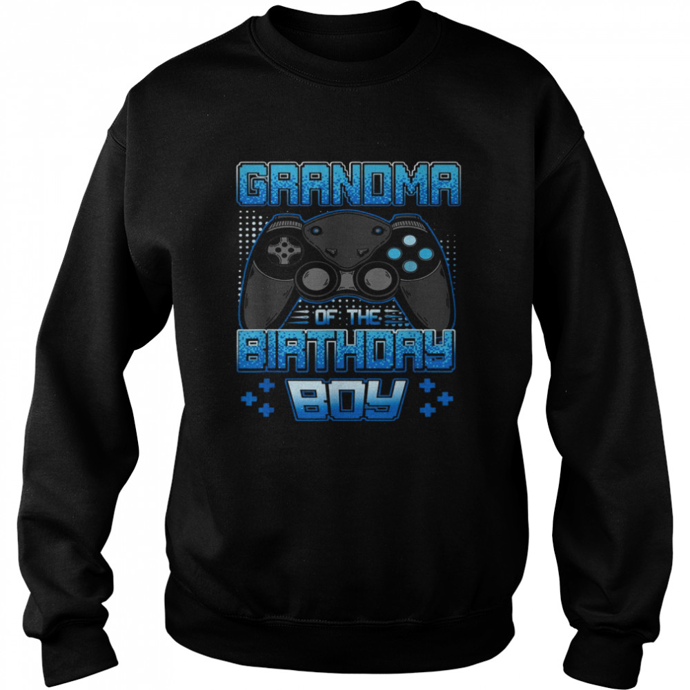 Grandma of the Birthday Boy Matching Video Game Party Unisex Sweatshirt