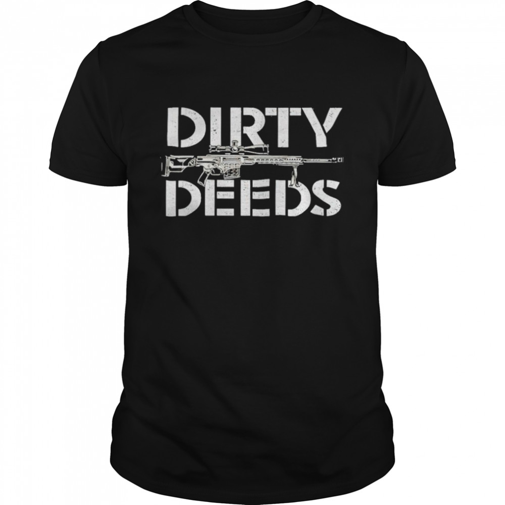 Gun dirty deeds shirt Classic Men's T-shirt