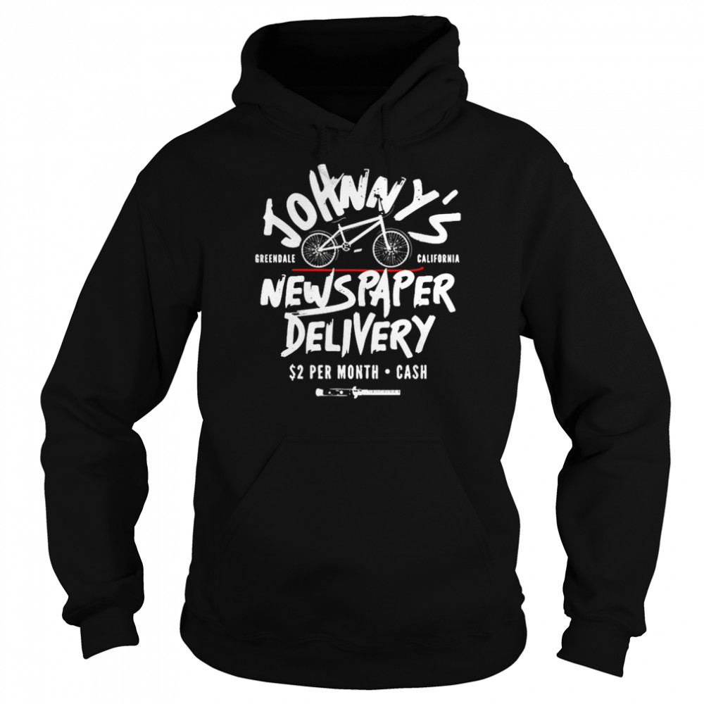 Johnny’s Newspaper Delivery T- Unisex Hoodie