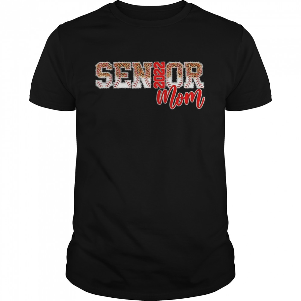 Leopard baseball senior mom 2022 class of 2022 shirt Classic Men's T-shirt