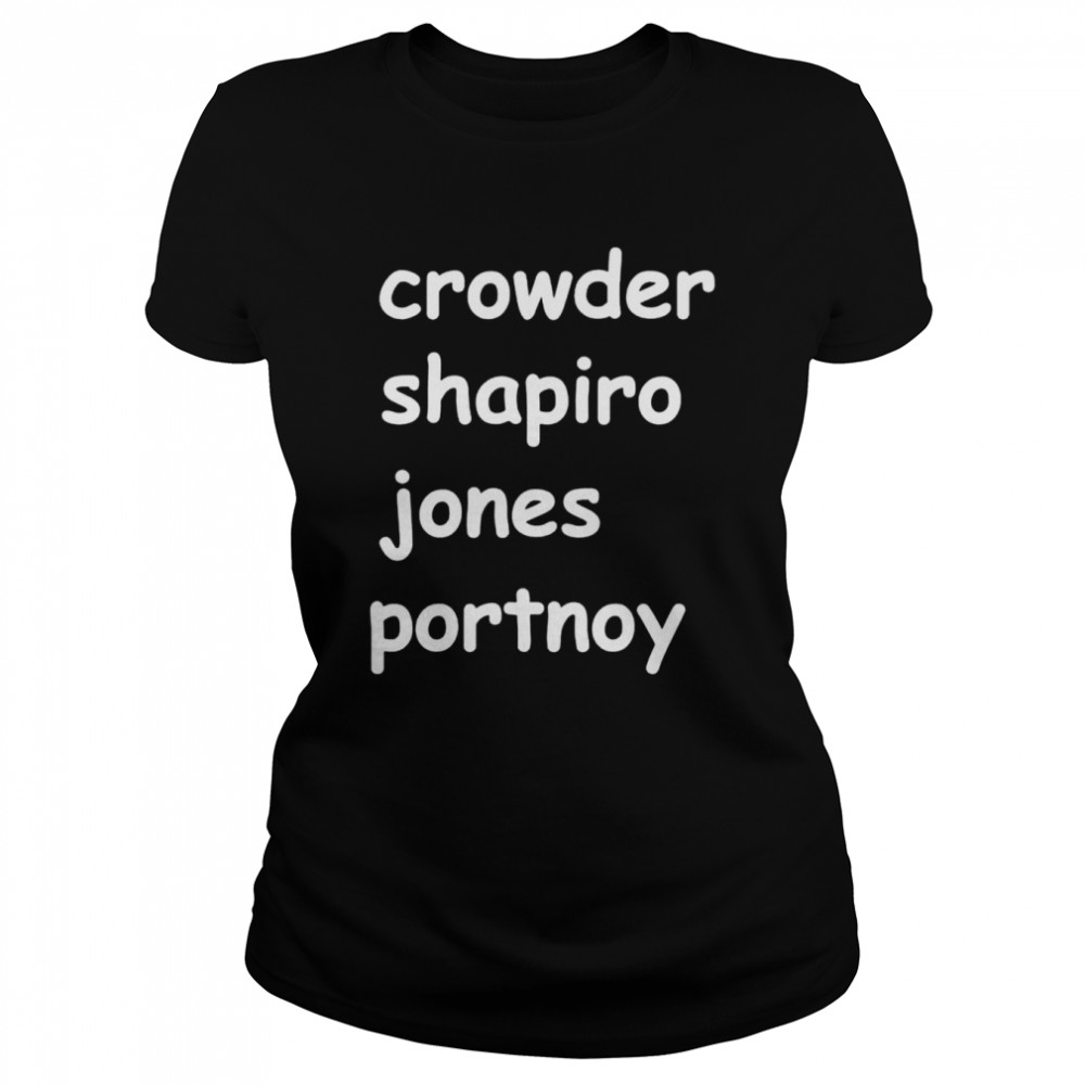 Playoff paint crowder shapiro jones portnoy shirt Classic Women's T-shirt