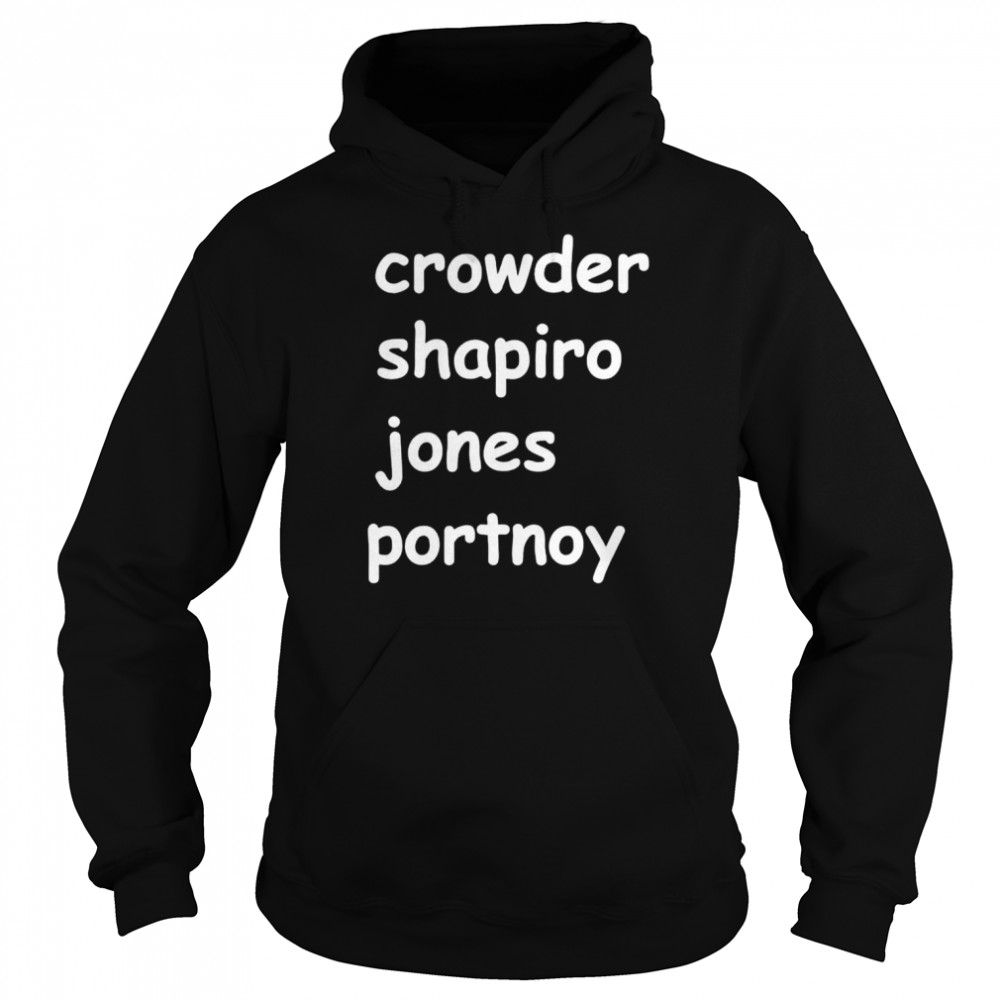 Playoff paint crowder shapiro jones portnoy shirt Unisex Hoodie