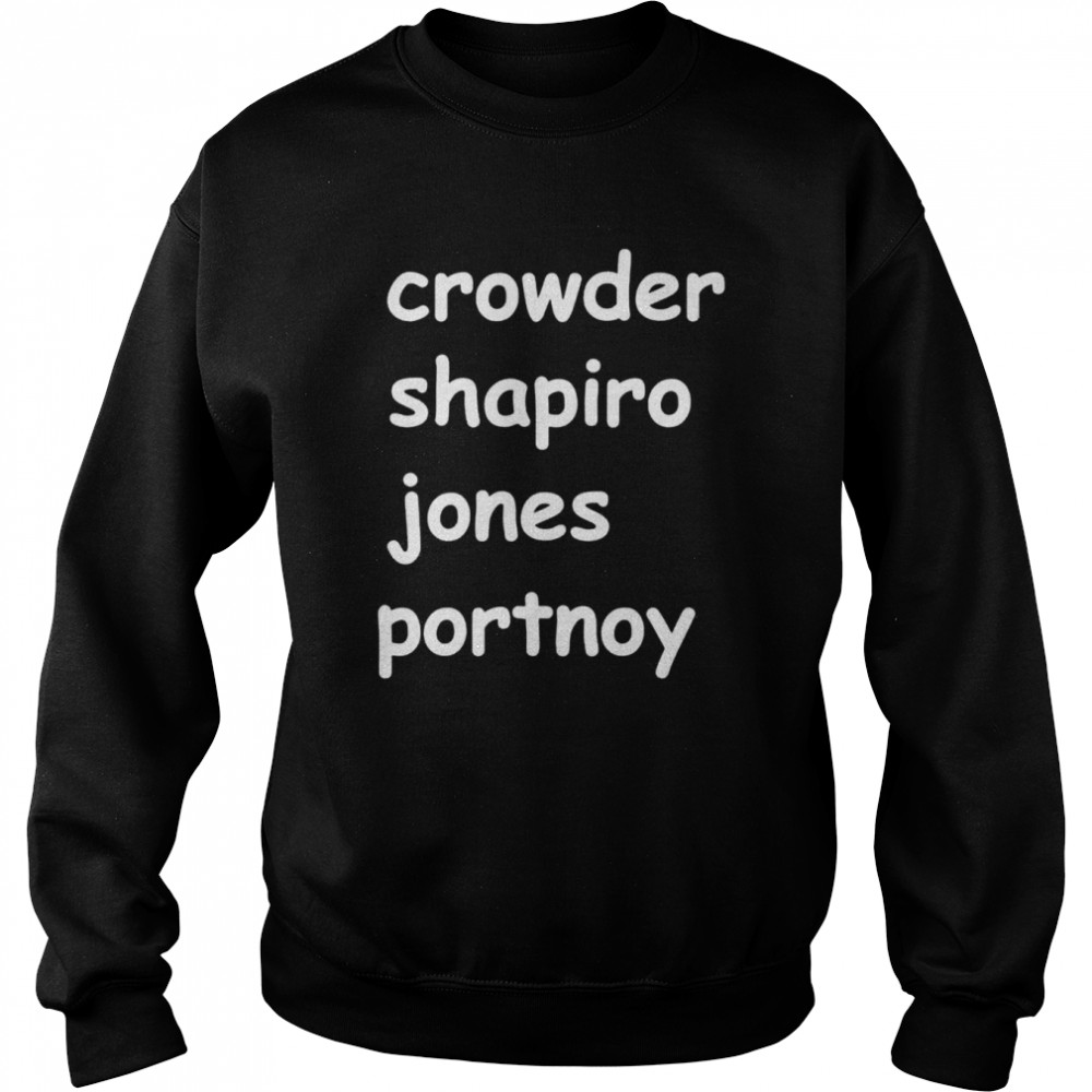 Playoff paint crowder shapiro jones portnoy shirt Unisex Sweatshirt