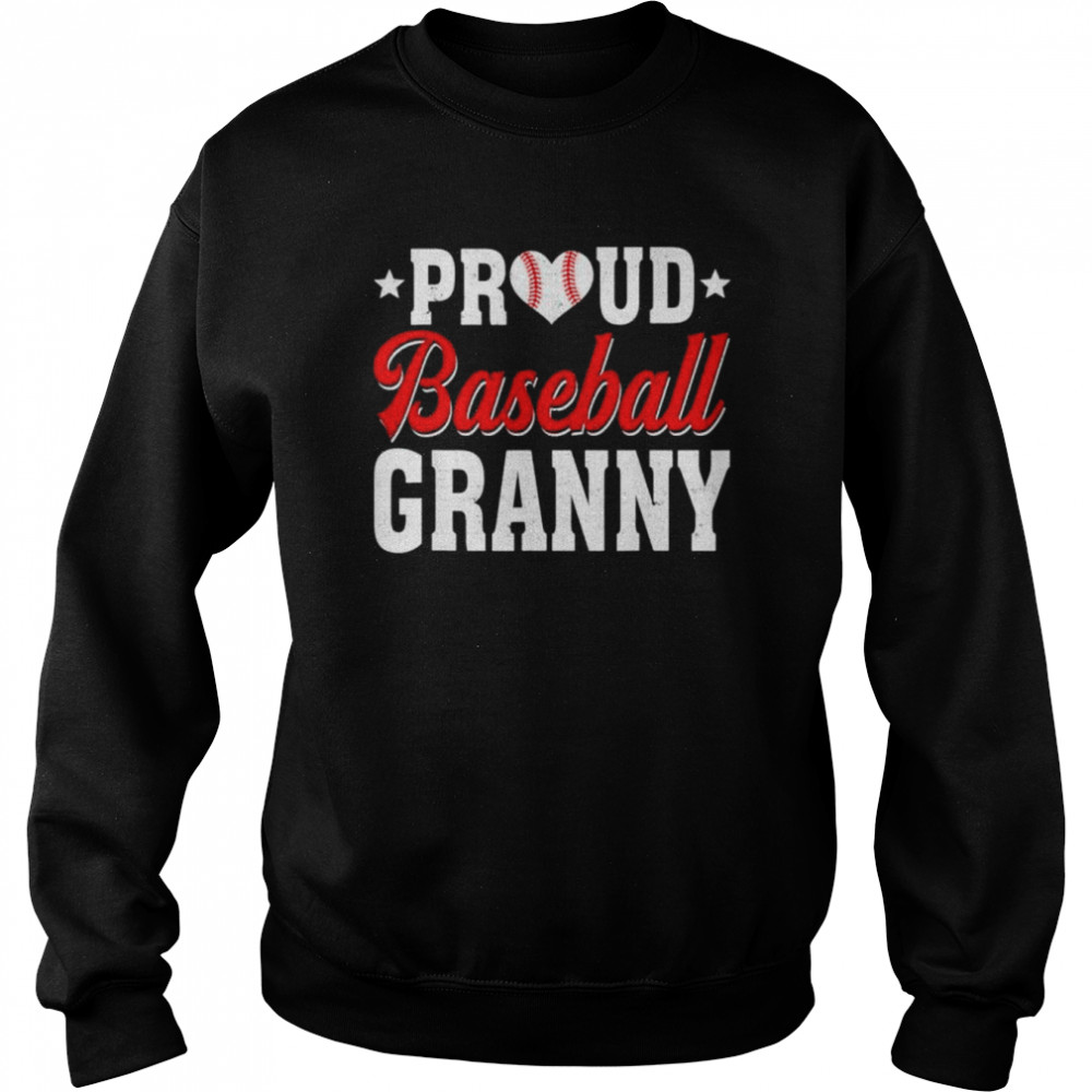 Proud baseball granny sport lover mothers day shirt Unisex Sweatshirt