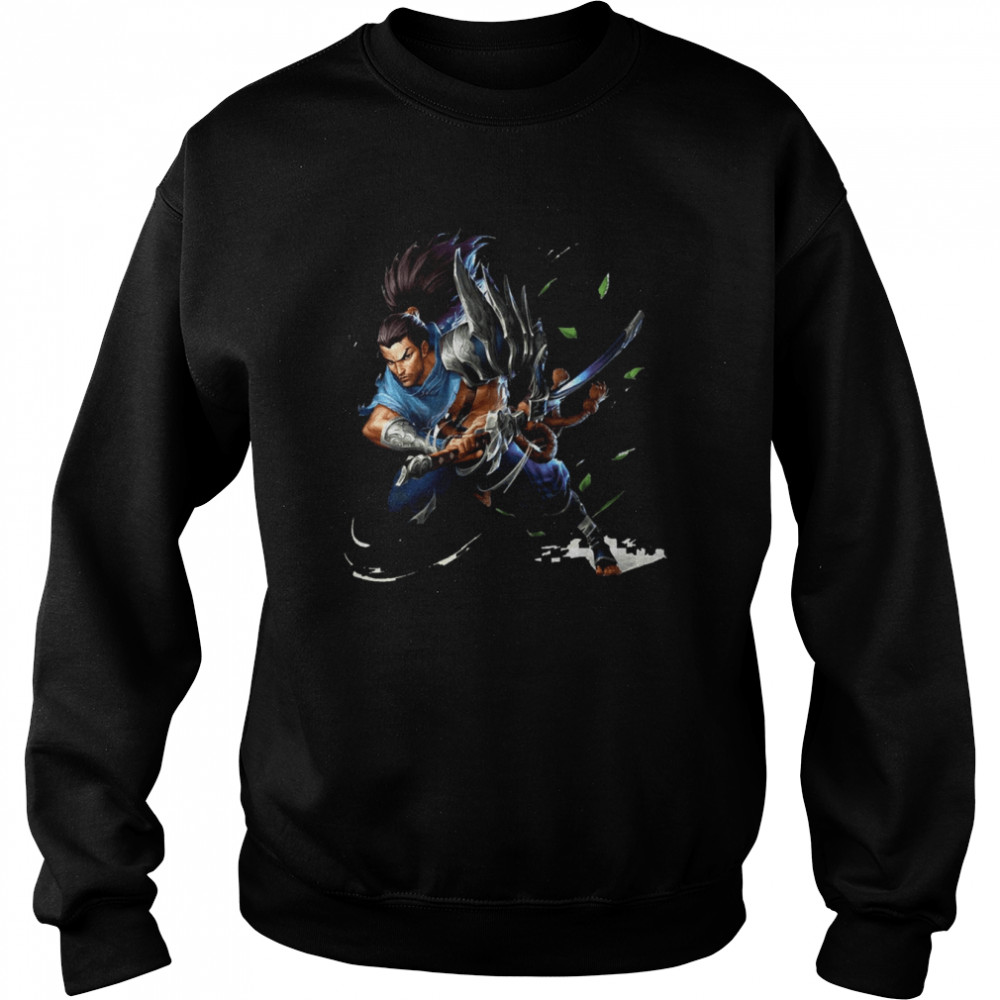 Swordsman Yasuo League Of Legends shirt Unisex Sweatshirt