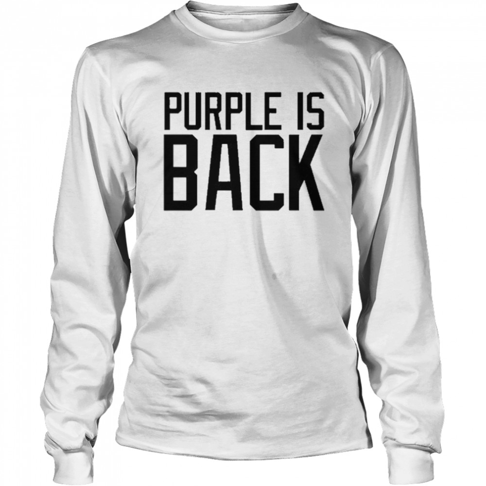 Purple Is Back Shirt - Trend T Shirt Store Online